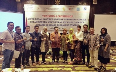 245 Training Notaris Perbankan Syariah kerjasama dengan Pengwil INI NTB (Panitia)