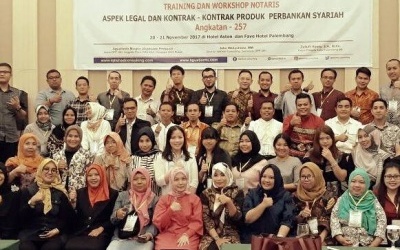 257 notaris syariah kerjasama Iqtishad dan Pengda INI Palembang 4