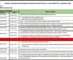 JADWAL TRAINING WORKSHOP & WEBINAR EKONOMI, PERBANKAN DAN LEMBAGA KEUANGAN SYARIAH SEMESTER I (JANUARI-JUNI) TH. 2026 