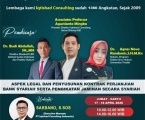 PELATIHAN & WORKSHOP NASIONAL NOTARIS PERBANKAN SYARIAH SEBAGAI SYARAT REKANAN BANK SYARIAH, WAJIB IKUTI
